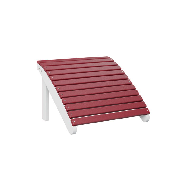 Berlin Gardens Adirondack Footstool, Scarlet Red