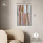 Décoration murale dorée Boho Gilded Stripes II par Art Remedy, cadre argenté, 16 x 24-519516095-519516092