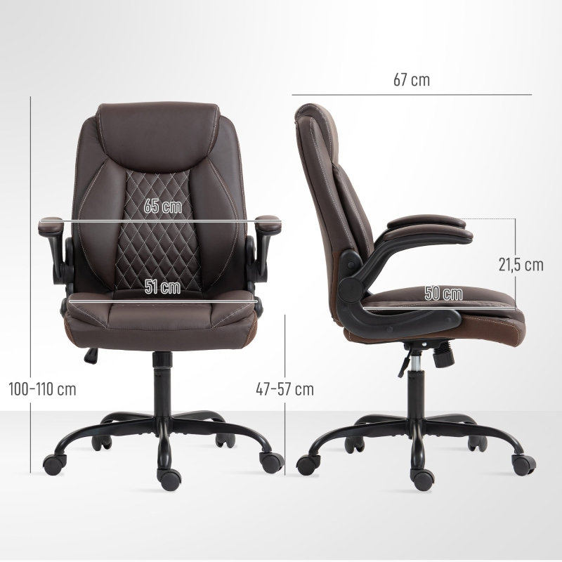 Brayden Studio Office Chair, Brown, Brown