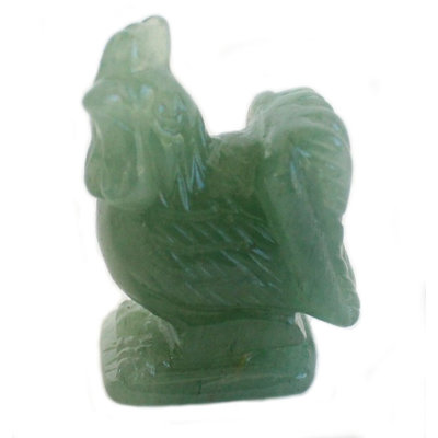 Petite figurine de coq de Jade