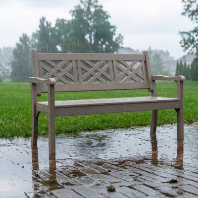 Banc de jardin Banc d'extérieur pour 3 personnes HiPS