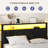 Upholstered Bed Frame With LED Lights, 2 Tier Storage Headboard and Charging Station-1303396847-1275432147-1285124558