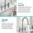 KRAUS Oletto Touchless Sensor Bridge Kitchen Faucet With Pull-Down Sprayhead-101988687