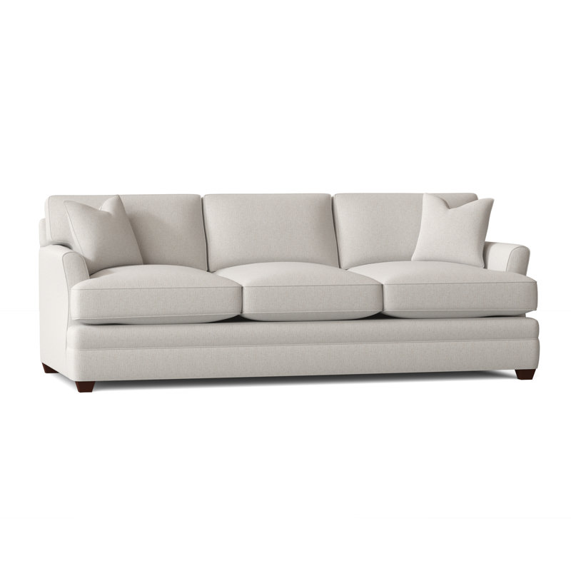 Harriss 91'' Upholstered Sleeper Sofa, Indy Cream Performance