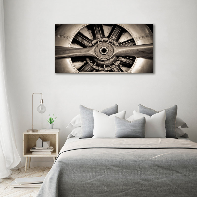 Aircraft Engine - Wrapped Canvas Print