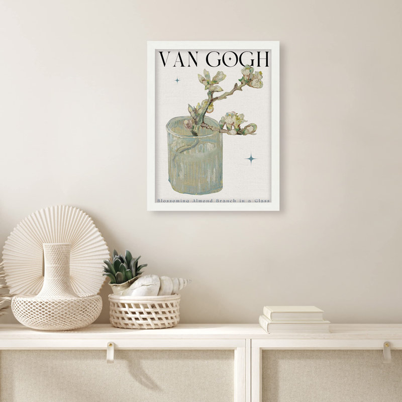 «Blossoming Almond Branch» par Vincent Van Gogh sur papier, Blanc