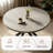 43.4 Inch Round Dining Table Set For 4, Mid Century Modern Small Coffee Set For Dining Room Kitchen Apartment-539503439-539503435