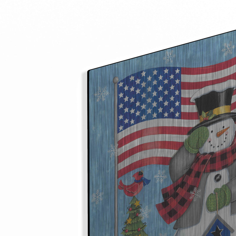 «Patriotic Snowman» par Deb Strain, H 24 po x l 16 po
