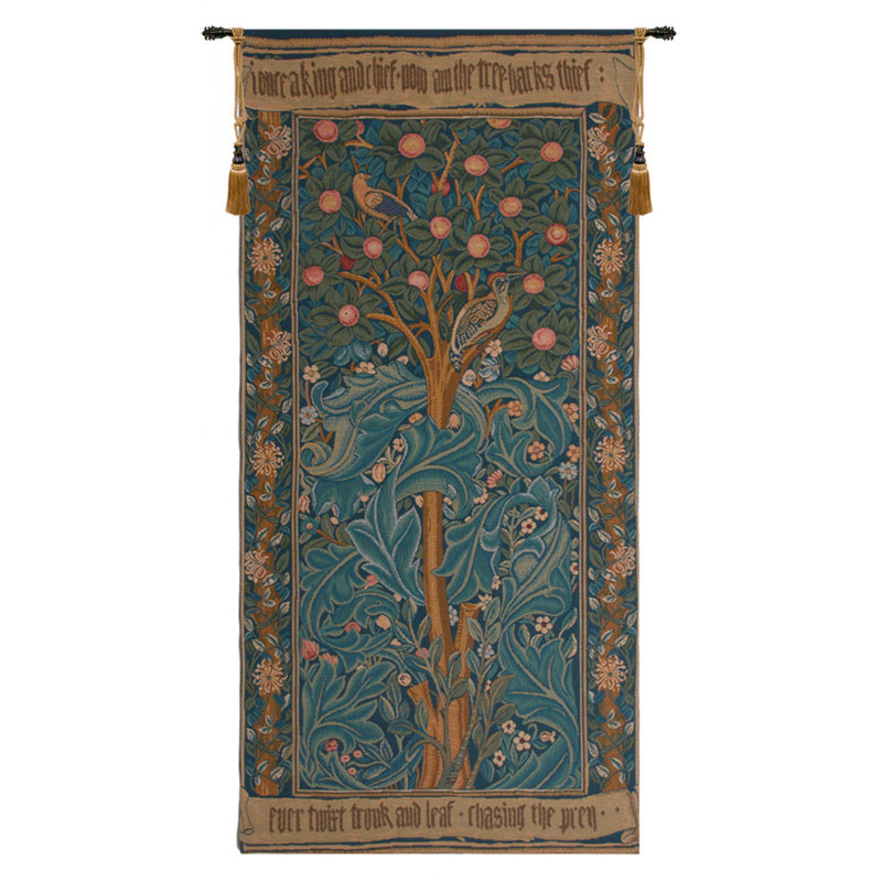 Loom Woven Cotton Blend Wall Hanging, 60" H x 29" W x 0.1" D