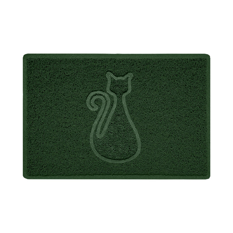 Non-Slip Indoor / Outdoor Doormat, 1.2cm H x 40cm W x 60cm L, Black