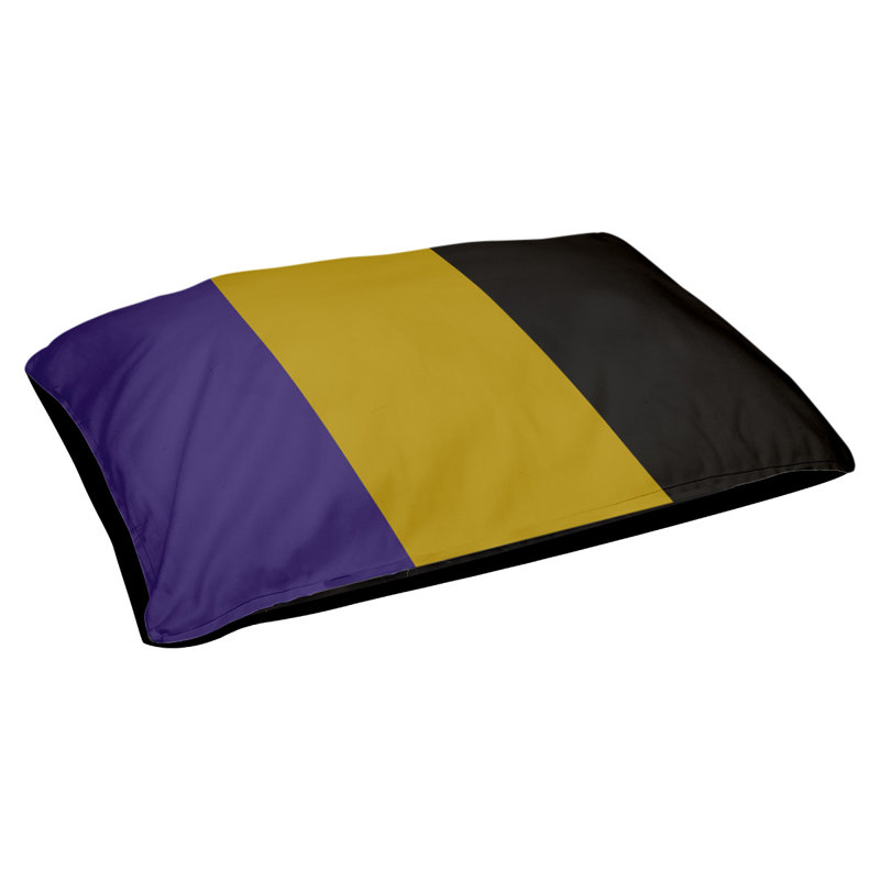 Coussin d'extérieur Toronto, Petit (l 28 po x P 18 po x H 6 po), Rouge / Noir / Jaune