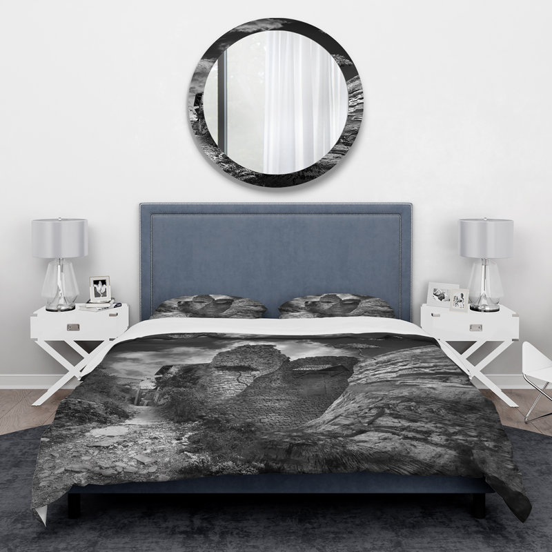 Ensemble de housse de couette traditionnelle, Housse de couette double / grand et 2 taies