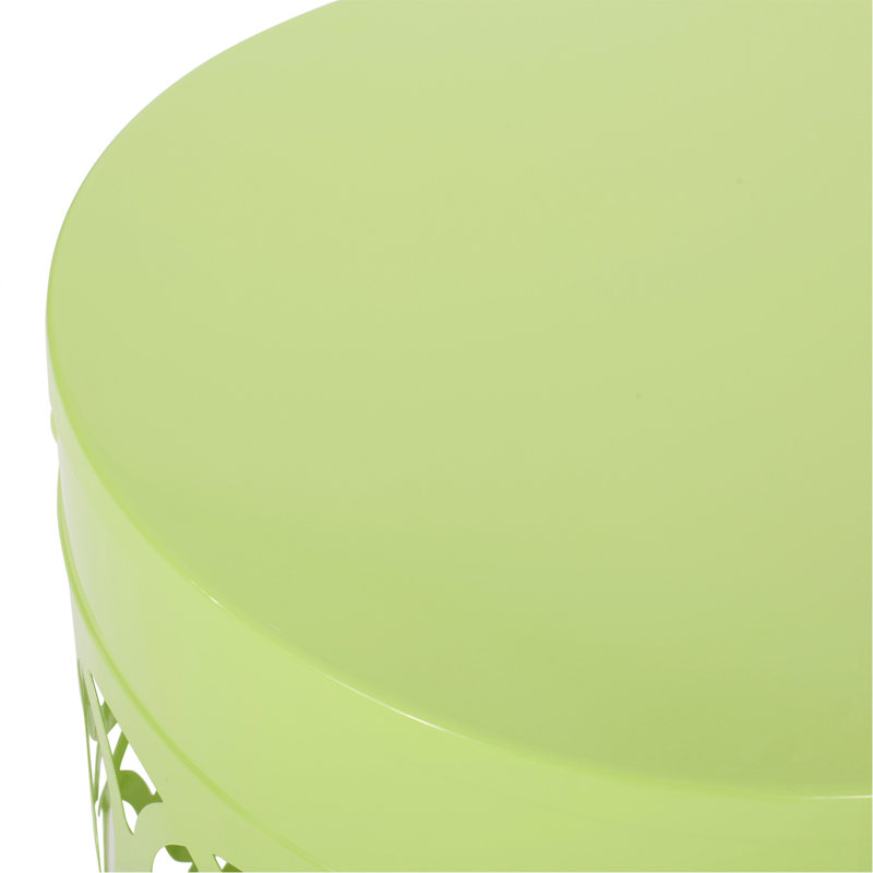 Table de bout d'extérieur en métal - Grand, Vert