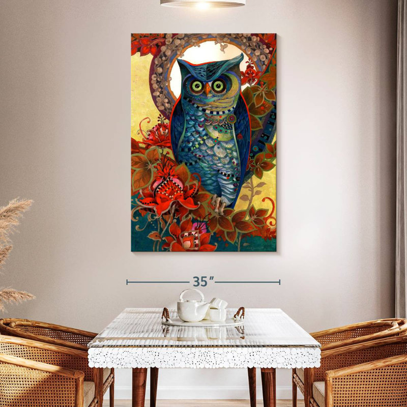 Brampt Owl Hoot, 51" H x 34" W