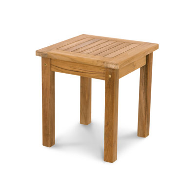 Classic Teak 18" Square Side Table