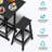 Wood-Look HDPE Bar Stool-2124618065