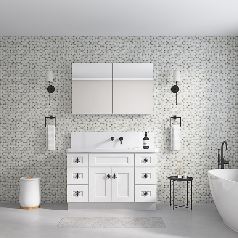 Frameless Mirror Medicine Cabinet