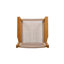 Ensemble de 2 fauteuils de salle à manger d'extérieur en bois et corde tissée-116489939