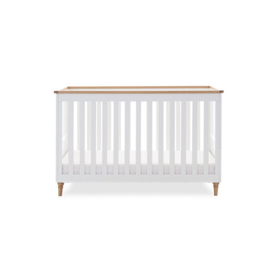 Orla Cot Bed - White with Natural
