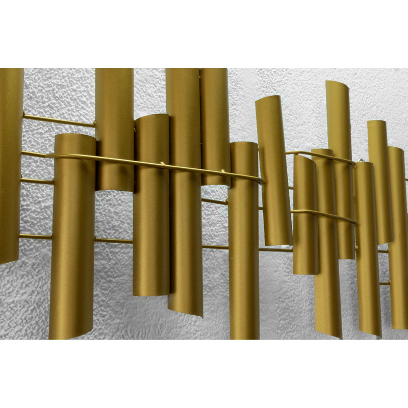 Handmade Glam Entertainment Wall Decor on Metal