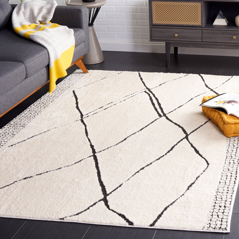 Geometric Area Rug, Rectangle 122 x 183cm