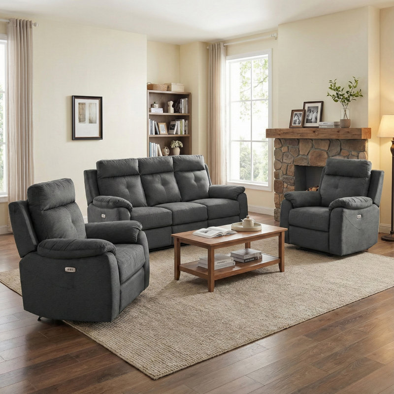 Bouchicas 3 - Piece Living Room Set