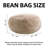 4FT Bean Bag Chair for Adults,Plush Faux Fur Bean Bags for Adults,Memory Foam Giant Bean Bags Lounger Compression Suits Any Room,Movie Nights,Reading-1264425467