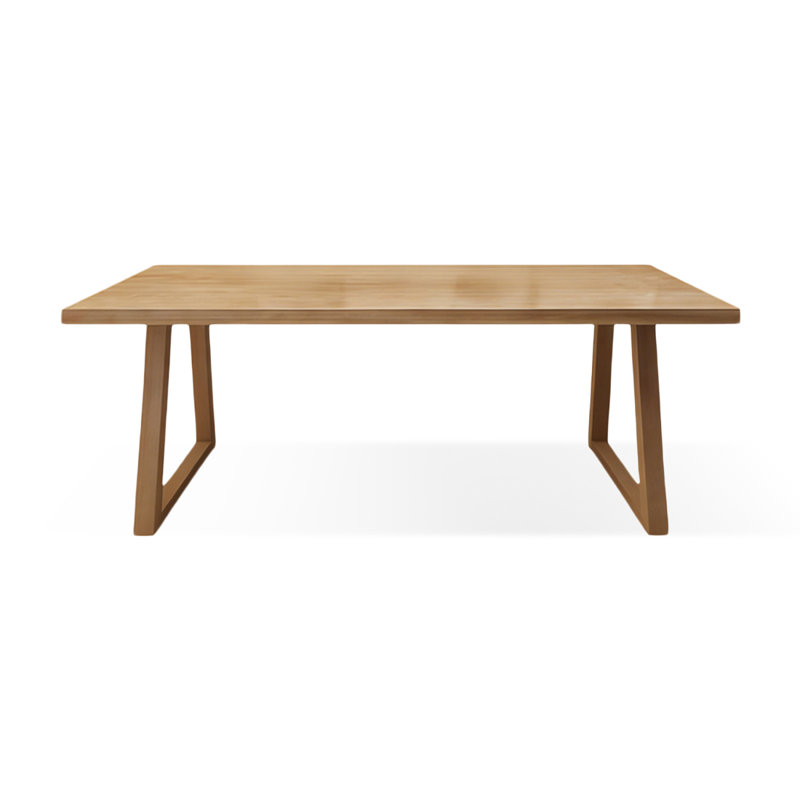 Table de salle à manger moderne Modern Burlywood, 29.53"H x 62.99"L x 27.56"W