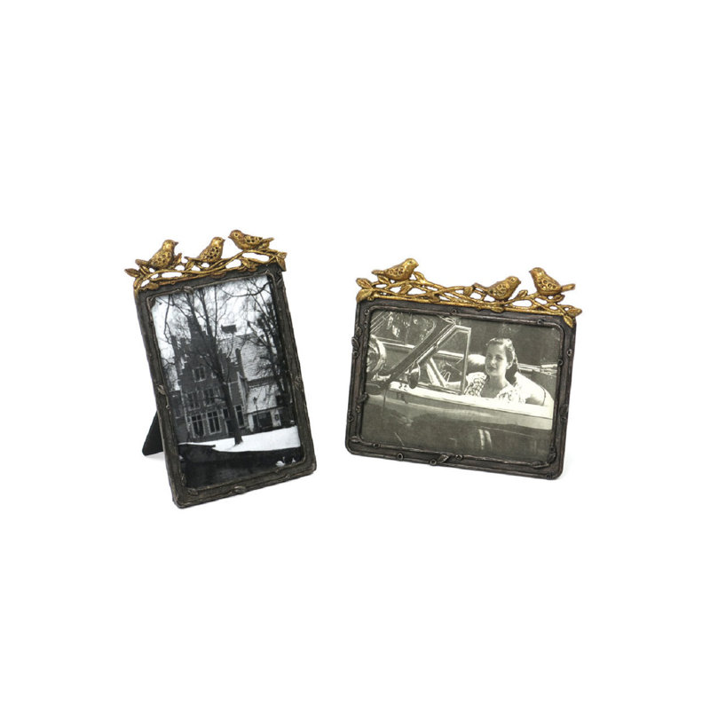Sherri Metal Gilded Picture Frame, 3.5" x 5"