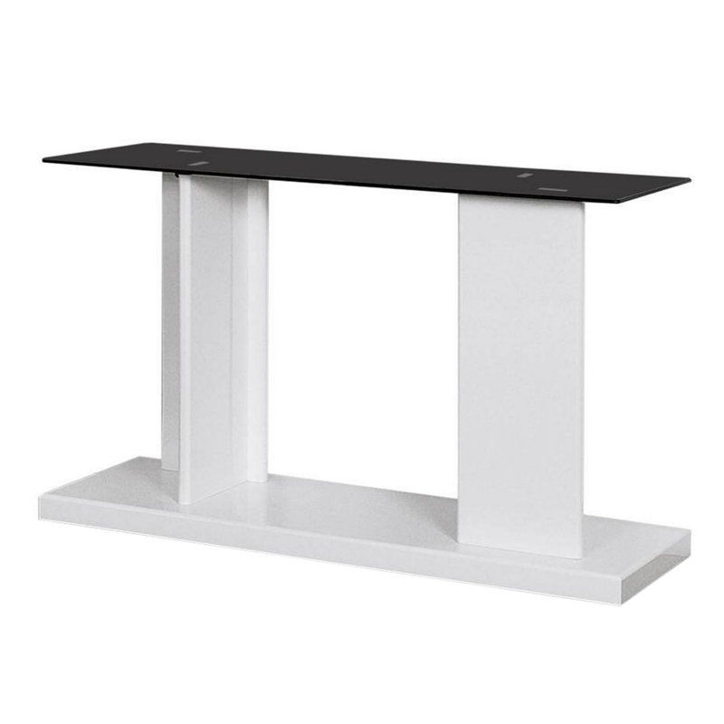 Console 47,25, Blanc / noir