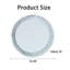 Miroir rond en cristal 33,46 "(85Cm)