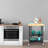 19.8 " W Kitchen Cart with Solid Wood Top-73380622