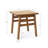 18.5'' Acacia Outdoor Patio Side Table, Square Accent Table