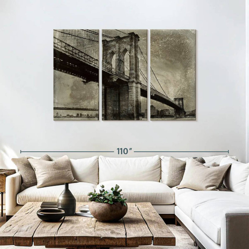 Lilie Bridge I, 48" H x 74" W