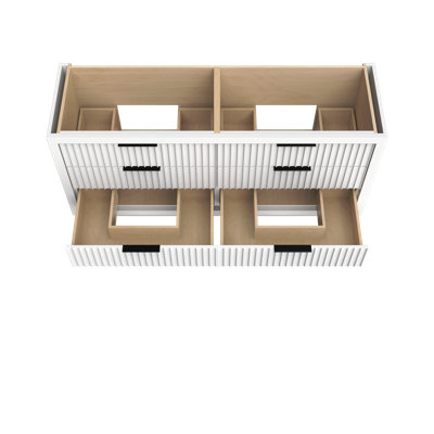 Lecrieú Double Drawer Bath Vanity