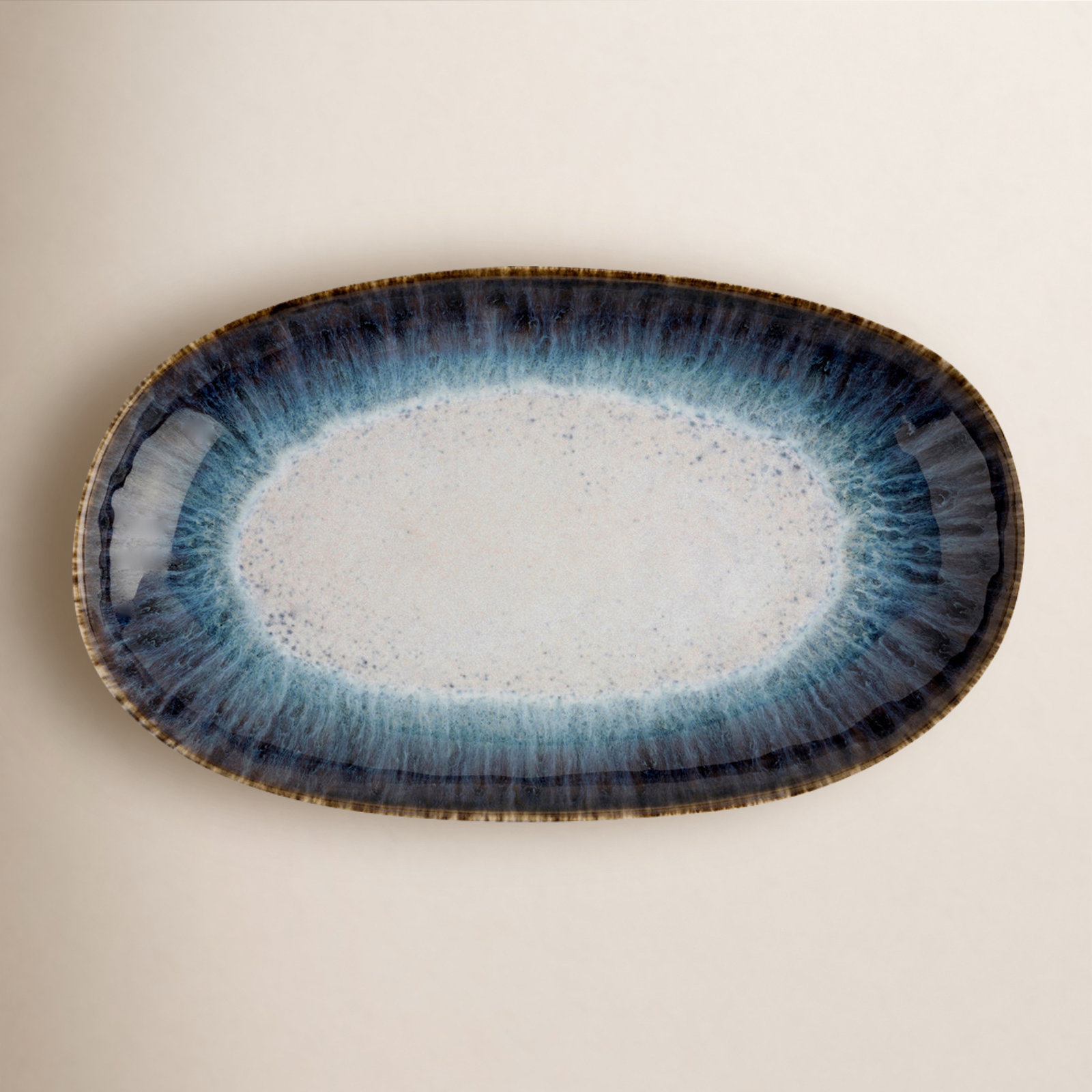 Champlain Oval Platter, 1" H x  17" W x 11" L