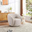 Fauteuil demi-tonneau rembourré Boucle-1709030876