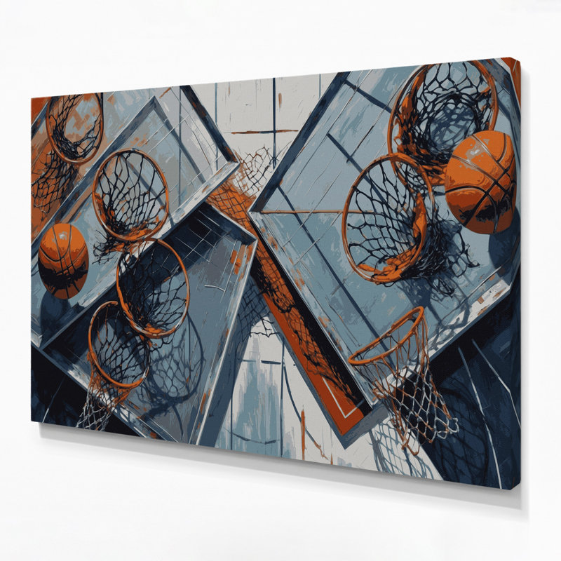 Art mural sur toile gris, H 20 po x l 24 po