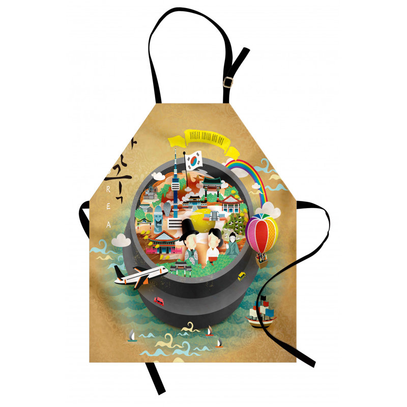 Korea Bib Apron