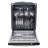 Kalamera 24" 45 Decibel ENERGY STAR Certified Built-In Top Control Dishwasher with Adjustable Rack and Tall Tub Stainless Steel
