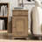 U-Can Vintage End Table Flip Top Side Table With USB Ports, One Multifunctional Drawer With Cup Holders, Sofa Couch Table With Bookshelf For Living Room And Small Space-2018148084
