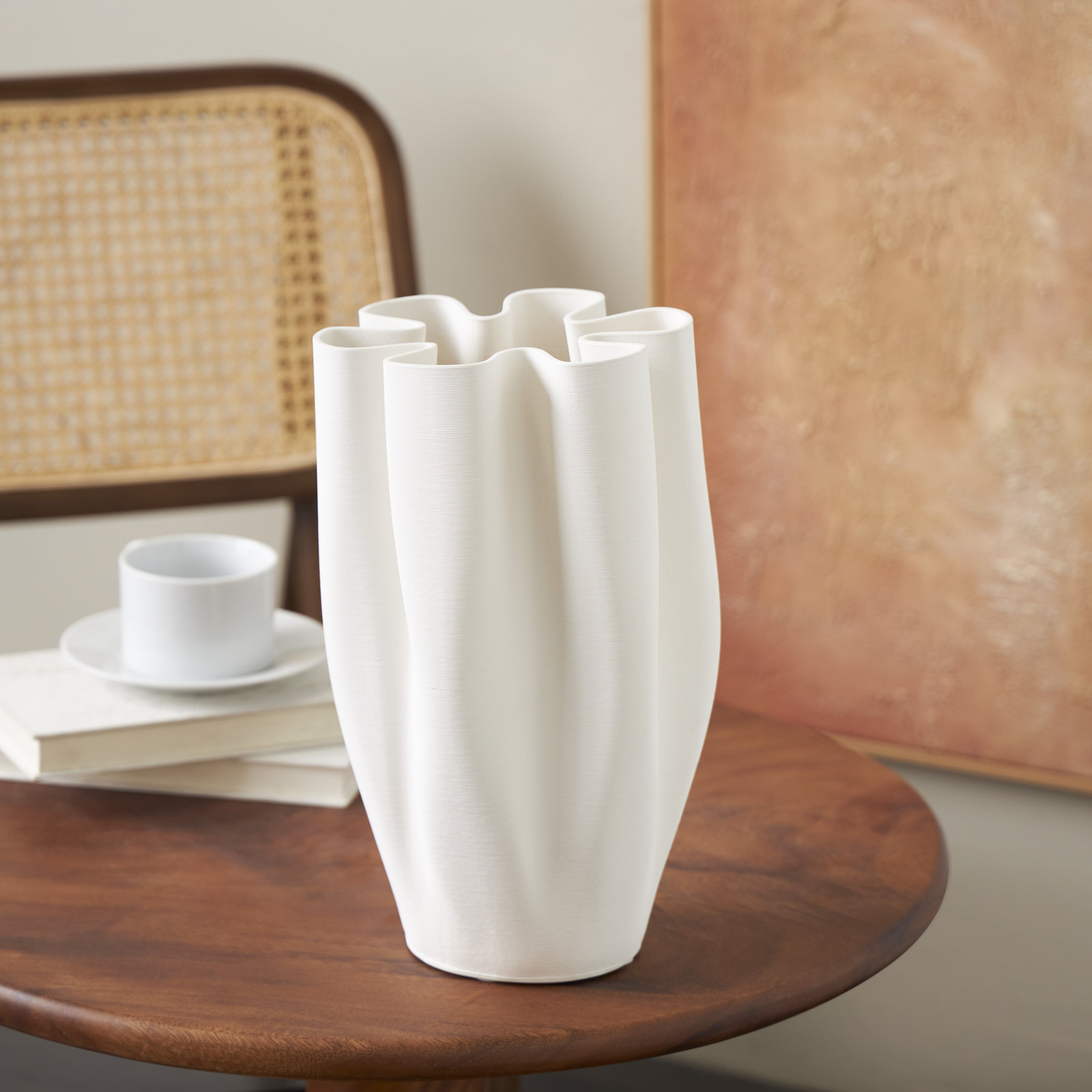 Jepsen Ceramic Table Vase, 13" H x 7.6" W x 7.6" D