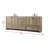 Soma 84'' Double Bathroom Vanity with Engineered Marble Top-1284436394