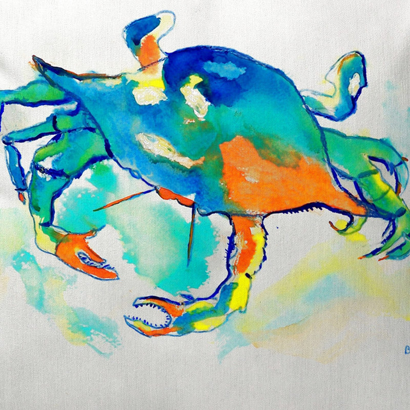 Coussin intérieur/extérieur orange crab