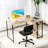 48 Inch Reversible L Shaped Computer Desk With Adjustable Shelf