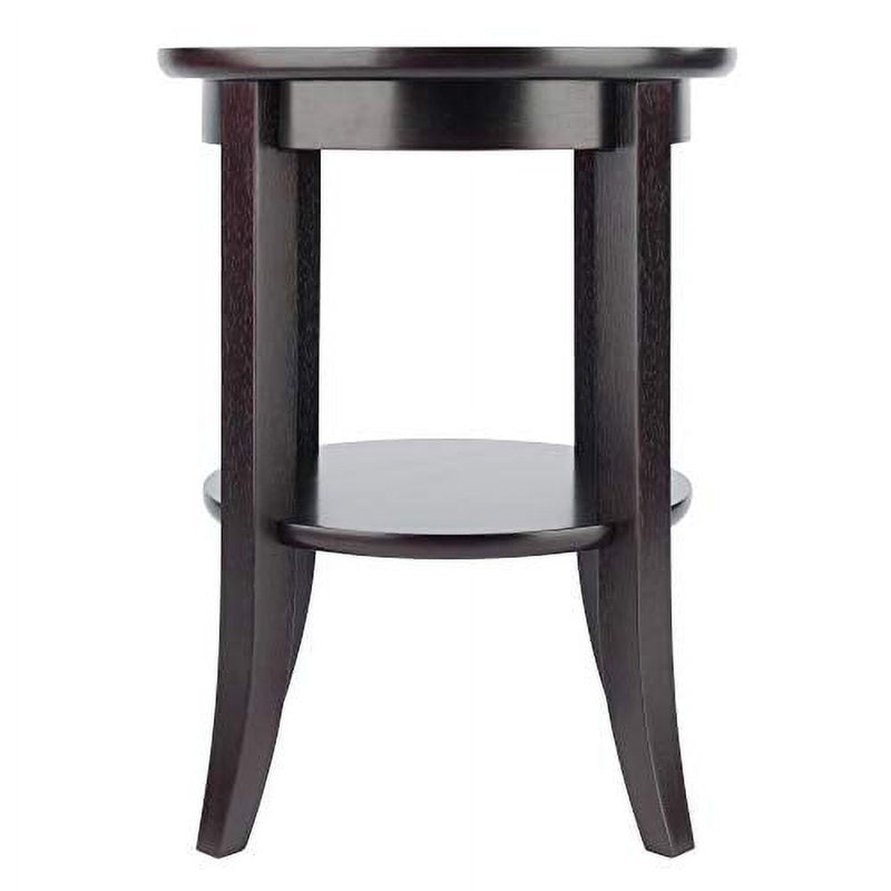  Table de bout Genoa, plateau en verre, une tablette