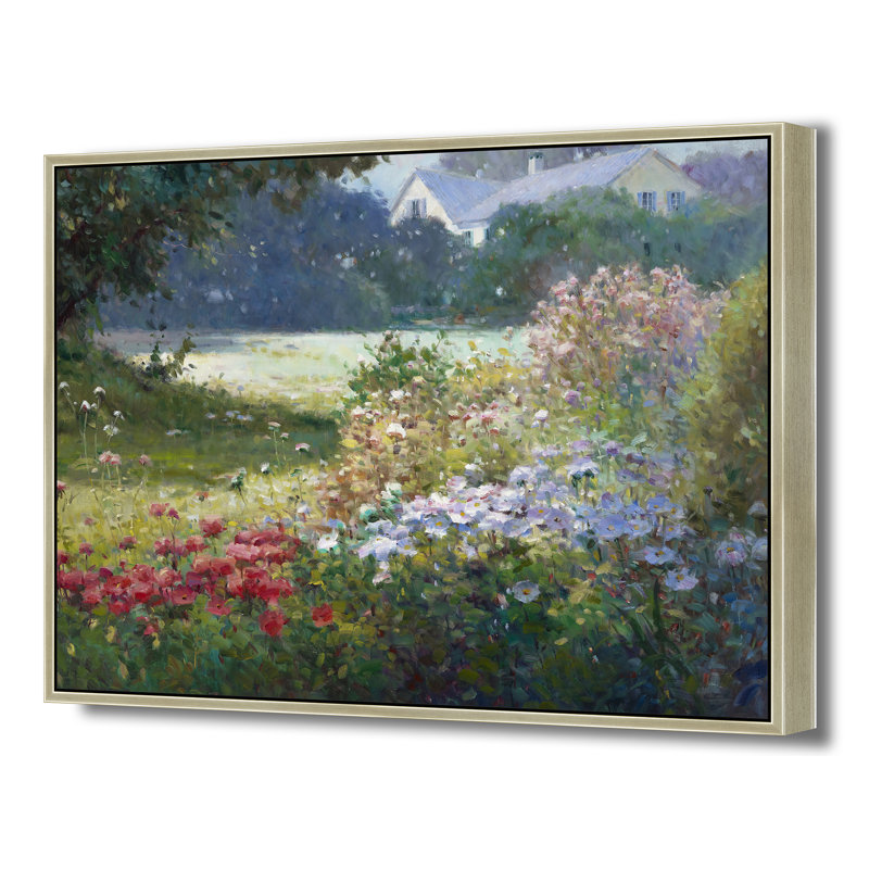 «Cottage Garden Après-midi», H 38 po x l 50 po, Brun