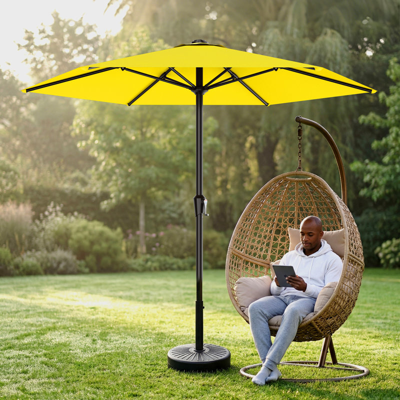  Parasol de marché 9 pi , Jaune