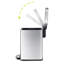 Poubelle en acier inoxydable EKO Madison-121224658-121224663