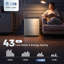 Mini-frigo de 2,6 pi³ avec compartiment réfrigéré et porte réversible, blanc-137465264